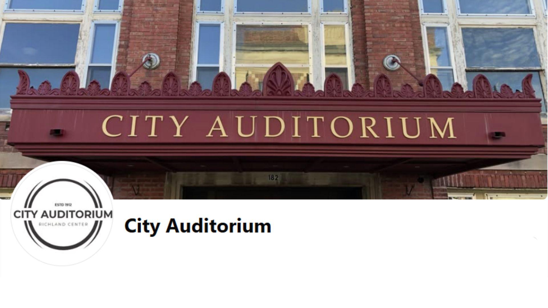 From concerts to comedy, The City Auditorium will be a busy place
